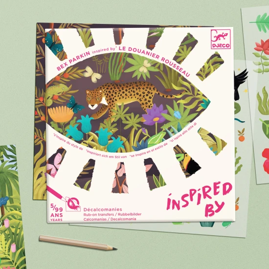 Kreatives Set „Üppige Wildnis“ von Henri Rousseau