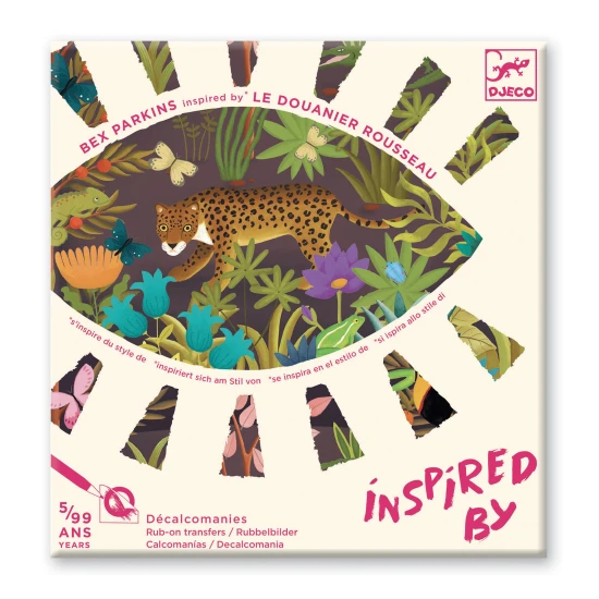 Kreatives Set „Üppige Wildnis“ von Henri Rousseau