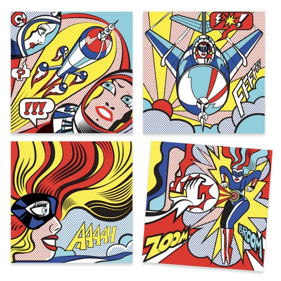 Roy Lichtenstein Mal-Kreativset
