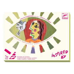 Kreatives Set Collage von Pablo Picasso