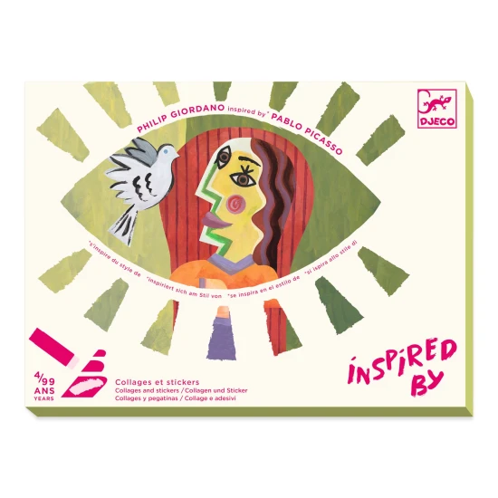 Kreatives Set Collage von Pablo Picasso