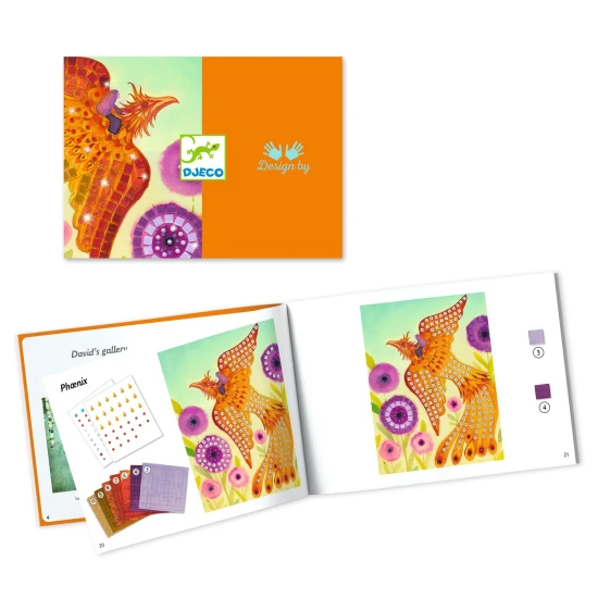 Schaummosaik-Malen nach Zahlen: Mythische Kreaturen