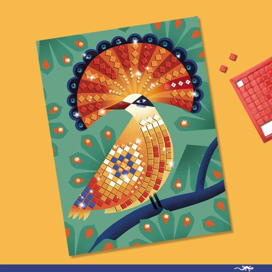 Mosaik aus den Tiefen des Dschungels – Gestalten nach Zahlen