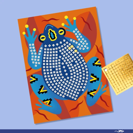 Mosaik aus den Tiefen des Dschungels – Gestalten nach Zahlen