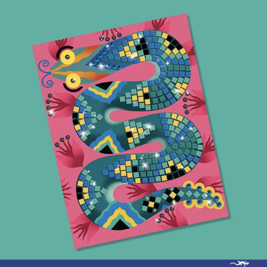 Mosaik aus den Tiefen des Dschungels – Gestalten nach Zahlen