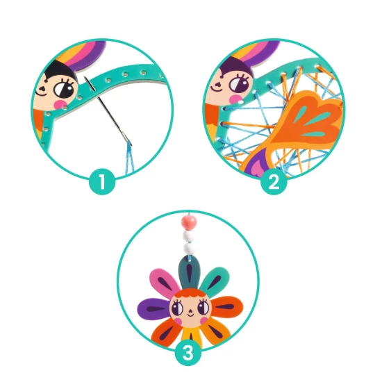 Weben Künstlerische Fadenkunst Garten