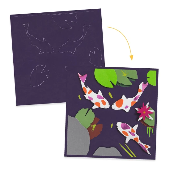 3D-Bilder am Wasser aufkleben