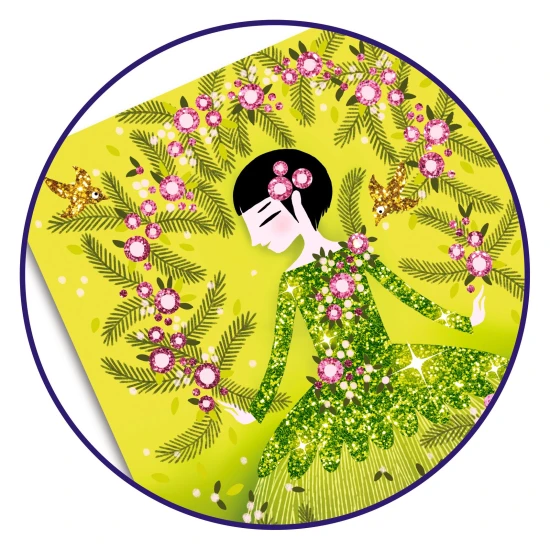 Glitzernde Muster: Kleider