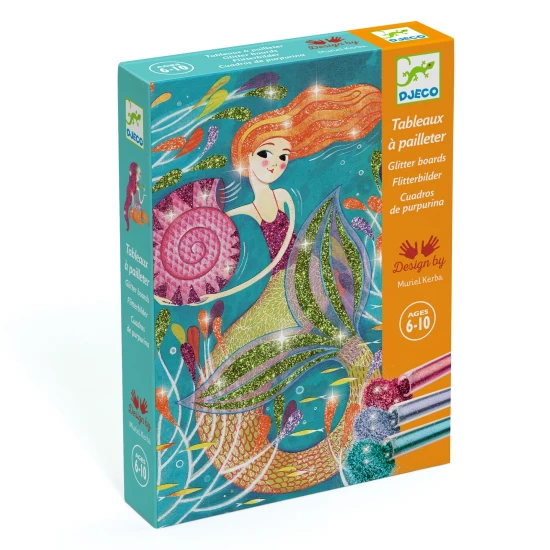 Glitzernde Vorlagen Mermaid Glow – Kreativset für Kinder