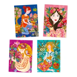 Glitzerkreationen Blumenmädchen