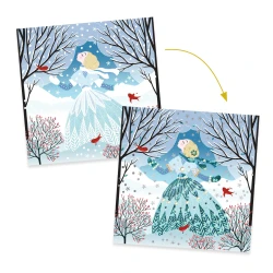 Kreatives Set: Kleiden Sie sich in der Farbe des Wetters