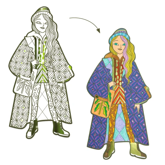 Große Malbücher: Bowie und Freunde (4 Stück)