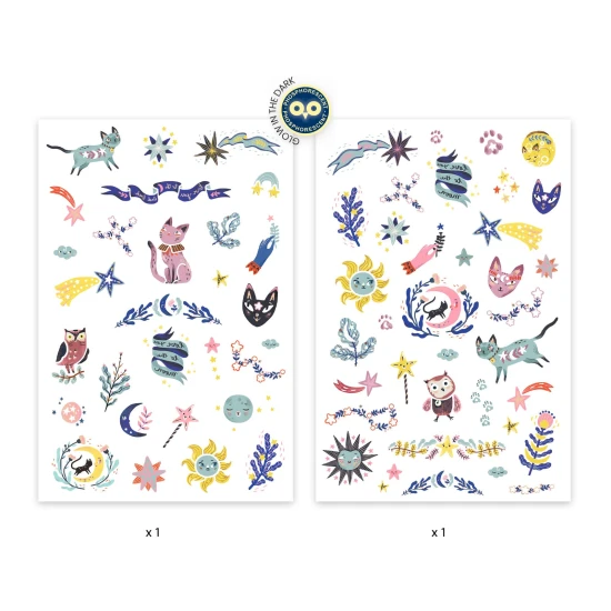 Tattoos leuchtende Süße Träume