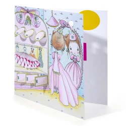 Malvorlagen mit einer Überraschung Kleine Tür Pupi