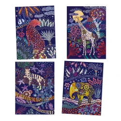 Rubbelbilder Wildes Afrika