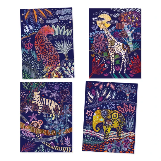 Rubbelbilder Wildes Afrika