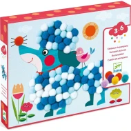 Collage aus Pompons Hunde