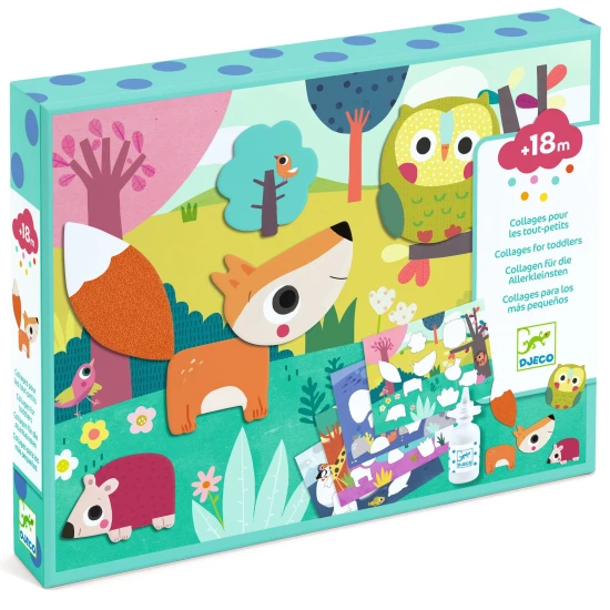 Erste Collage für die Kleinen: Tiere