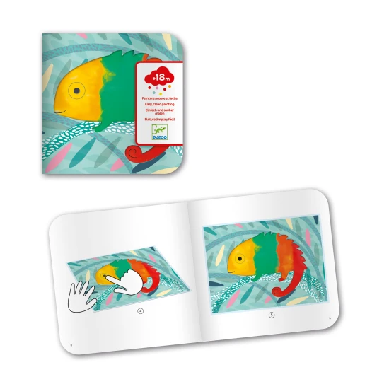 Fingerfarben: Drucken und verteilen