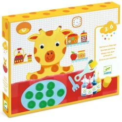 Schwammmalerei-Abenteuer mit Stofftieren