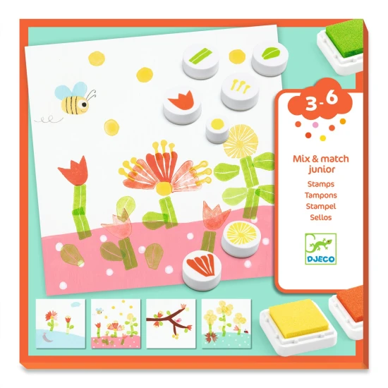 Kreatives Stempelset Blumen