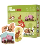 Erstes Puzzle Bauernhof 6in1