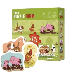 Erstes Puzzle Bauernhof 6in1