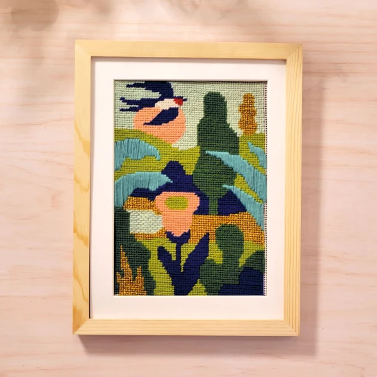 Stickerei auf Leinwand Atelier 65 Djeco