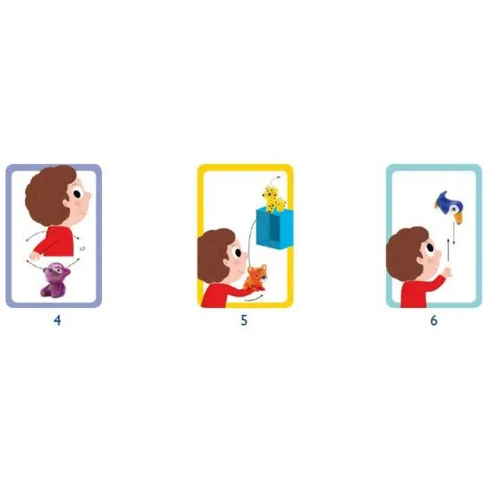 Das Happy Jungle Spiel ist ein Gesellschaftsspiel voller Bewegung und Geschicklichkeit.