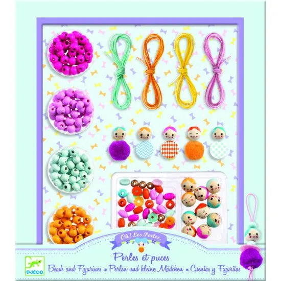 Bunte Perlen zum Gestalten von originellem Schmuck nach eigenen Vorstellungen.