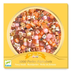 Perlen Buchstaben Gold