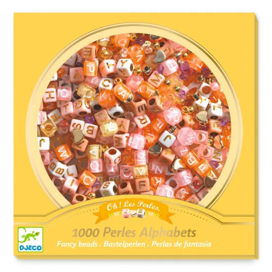 Perlen Buchstaben Gold