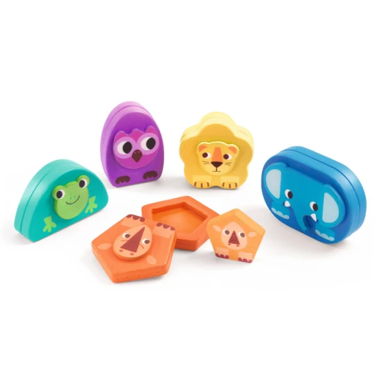 Magnetpuzzle Wilde Tiere. Gemeinsame Momente voller Spaß und Bildung.