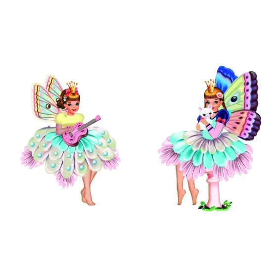 Märchenland-Aufkleber sind ideal für Kinder, die kreative Spiele und kreative Aktivitäten lieben.