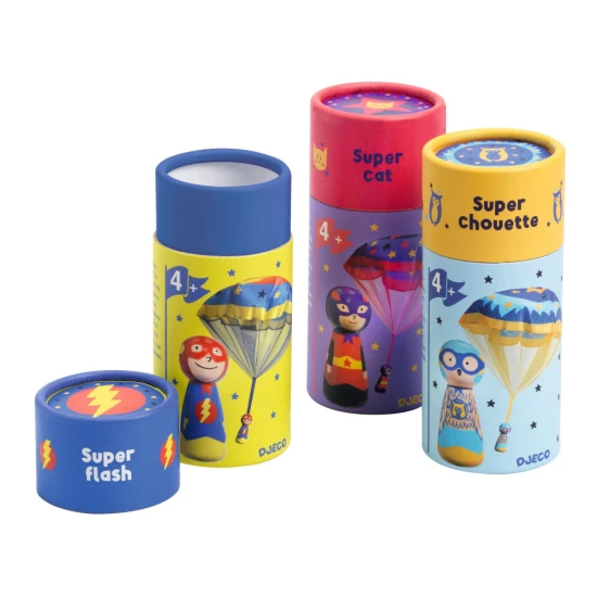 Fallschirmspringer fliegen. Können Sie sie so lange wie möglich in der Luft halten?