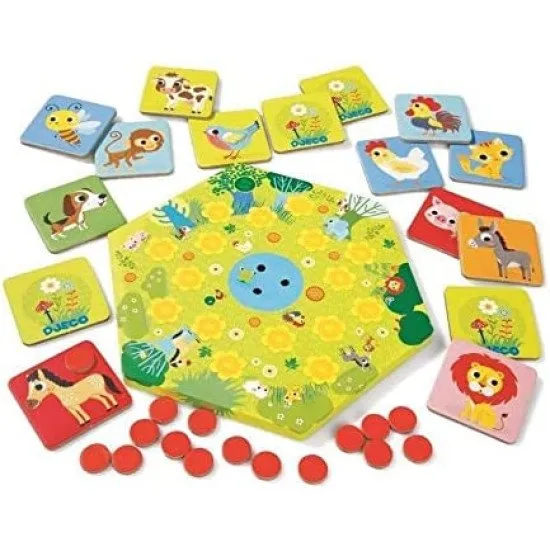 Sound Pexeso ist ein hervorragendes Spiel, um das Gedächtnis unserer Kleinen zu trainieren. Versuchen Sie, sich zu merken, welcher Ton welcher Taste zugeordnet ist und wie die Tierkarten angeordnet sind.