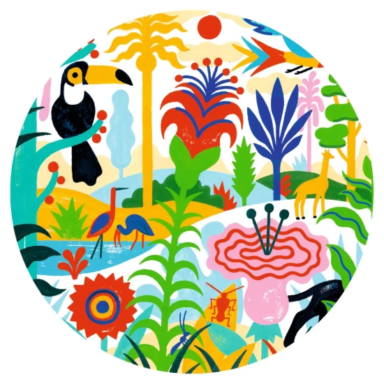 Puzzle Gallery Dschungel, 100 Teile