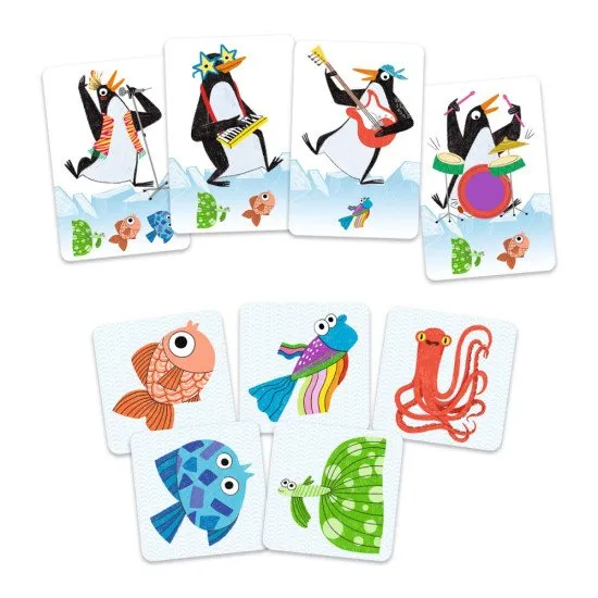 Das strategische Kartenspiel Rock Band, bei dem derjenige gewinnt, der zuerst eine Band gründet.