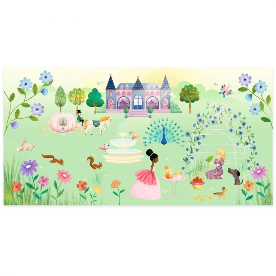 Abnehmbare Aufkleber Leben in einer Burg