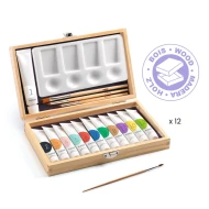 Künstlerkoffer Gouachefarben 12 Stk