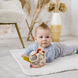 Hängendes Sensorikspielzeug mit Beißring Igel