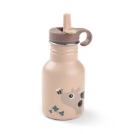 Edelstahlflasche Tiny farm rosa 350 ml