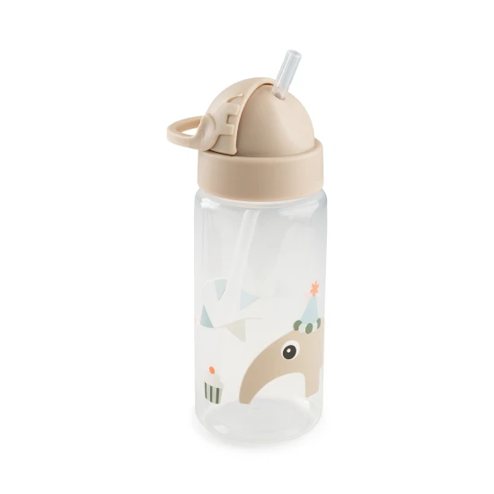 Done by Deer Trinkflasche mit Strohhalm Celebration sand 350 ml