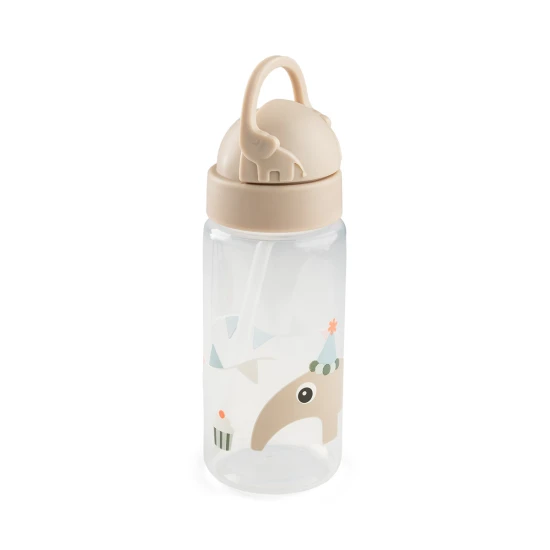 Done by Deer Trinkflasche mit Strohhalm Celebration sand 350 ml