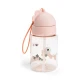 Done by Deer Trinkflasche mit Strohhalm Tiny farm rosa 280 ml
