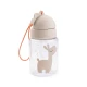 Done by Deer Trinkflasche mit Strohhalm Celebration sand 280 ml