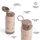 Done by Deer Isolierflasche mit Strohhalm Tiny farm rosa 340 ml