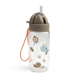 Trinkflasche mit Strohhalm Tiny trails sand 350 ml