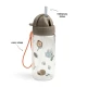 Done by Deer Trinkflasche mit Strohhalm Tiny trails sand 350 ml