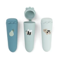 Silikon-Eisformen Dotti blau – 3 Stk.